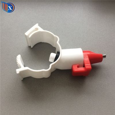 25mm 22x22mm Water Nipple Drinker Chicken Feeder With Clamp
