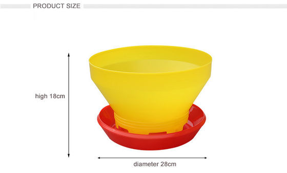 Poultry Farm Turbo 1.5kg Baby Chick Feeder Automatic Broiler Day Old Doc